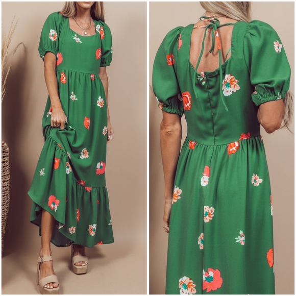 SUGARLIPS As You Are Lynette Floral Sweetheart Maxi Dress - Picture 5 of 13